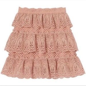 Self Portrait Layered Skirt